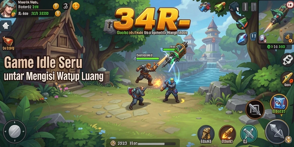 Tampilan gameplay 34R yang menarik dan menghibur.