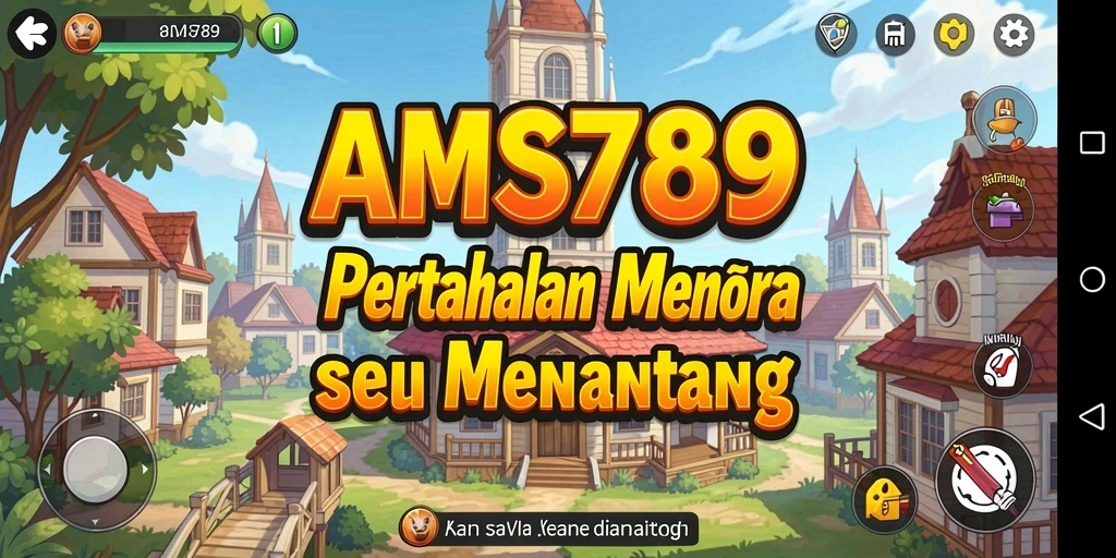 Tampilan gameplay Tower Defense dalam AMS789 yang mengasyikkan.