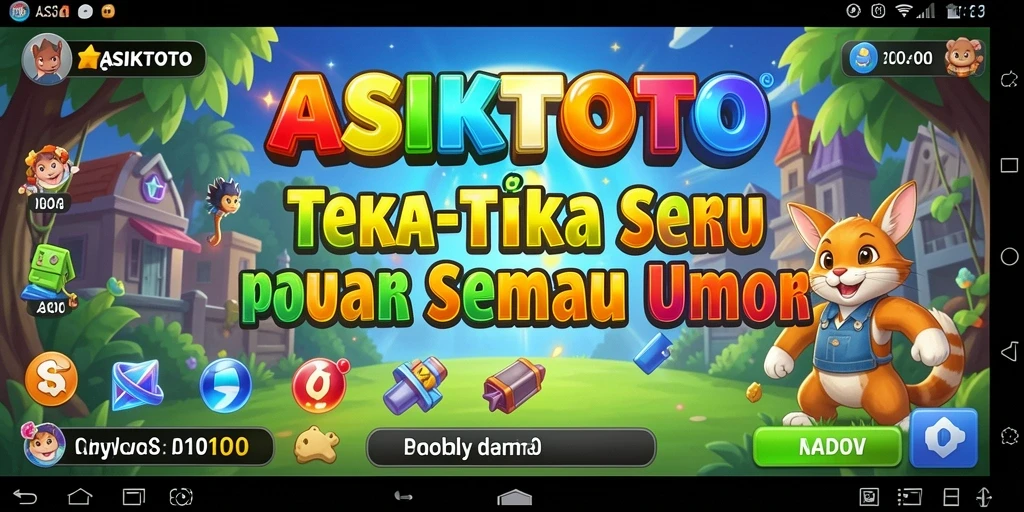 Tampilan gameplay ASIKTOTO yang menantang dan mengasyikkan.