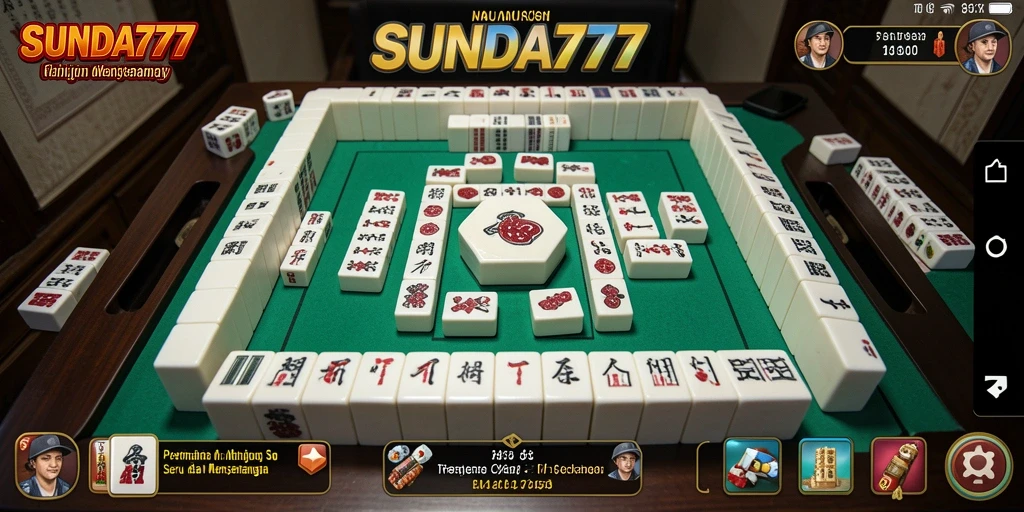 Tampilan screenshot SUNDA777 saat gameplay Mahjong yang menarik.