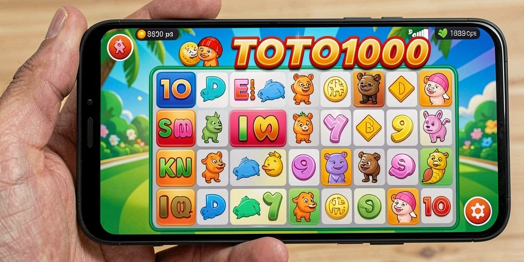 Screenshot gameplay TOTO1000 menampilkan suasana Bingo yang seru.