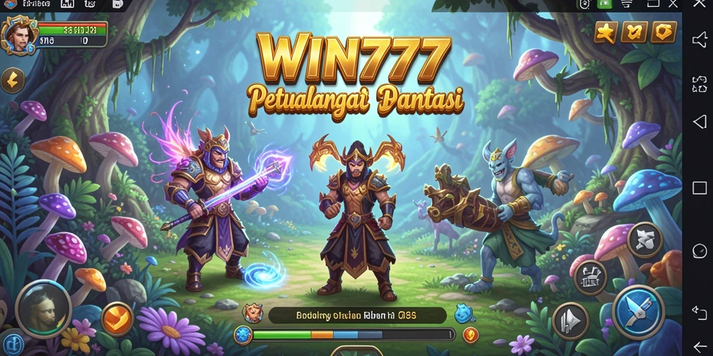 Screenshot gameplay WIN777 menampilkan aksi petualangan seru dan grafis yang menawan.