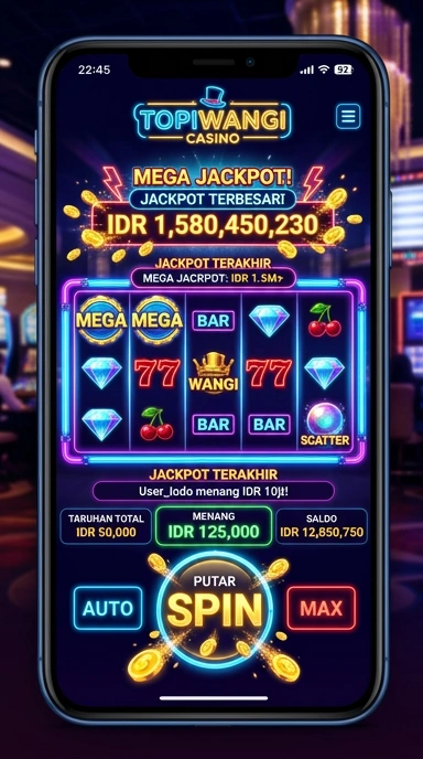 Gambar cuplikan layar dari aplikasi topiwangi saat menjelajahi berbagai kategori aplikasi.